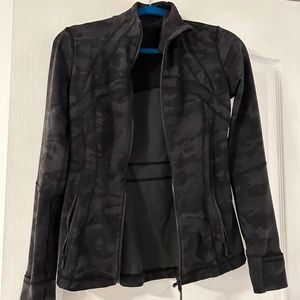 Lululemon black camo define jacket